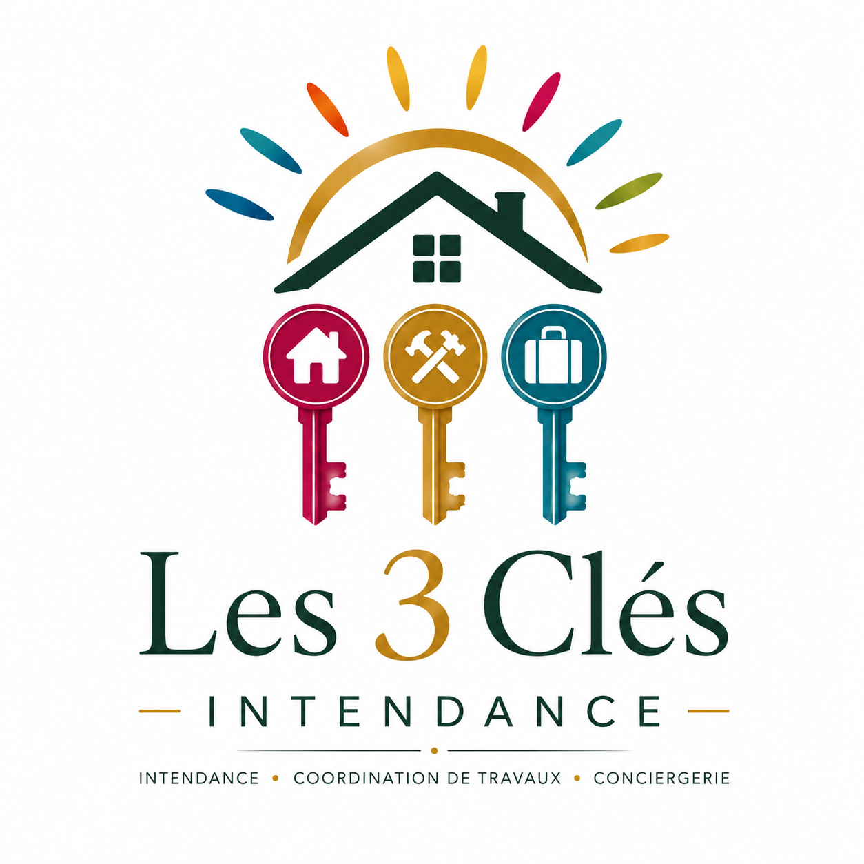 Logo Les 3 Clés Intendance